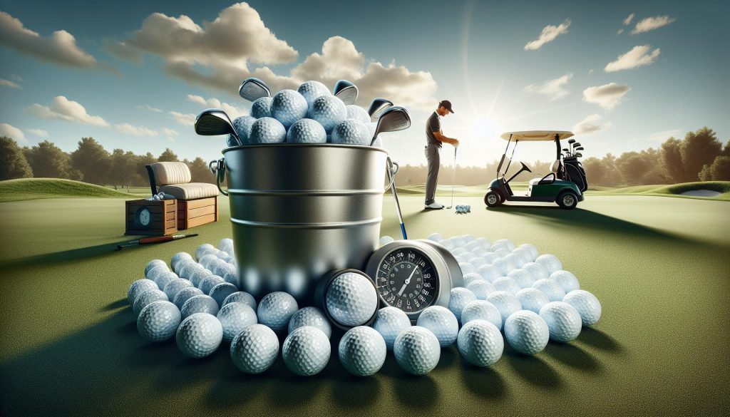 How Many Golf Balls in a Large Bucket? Range Guide