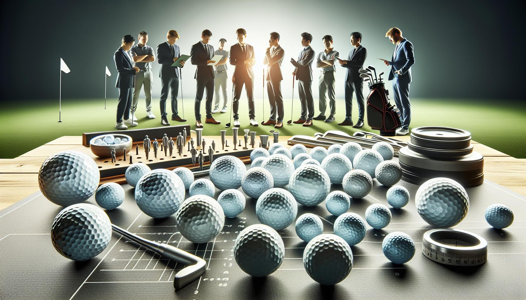 Comparison of Golf Ball Sizes Across Brands