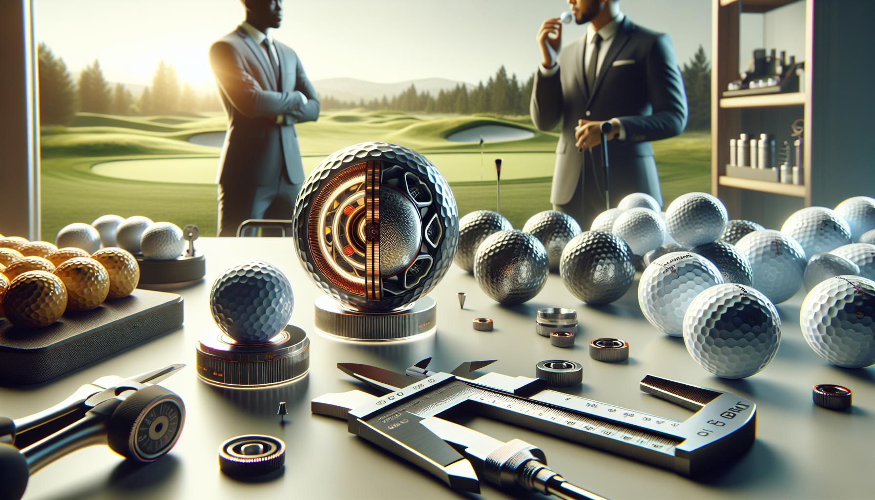 How Core Construction Affects Golf Ball Size