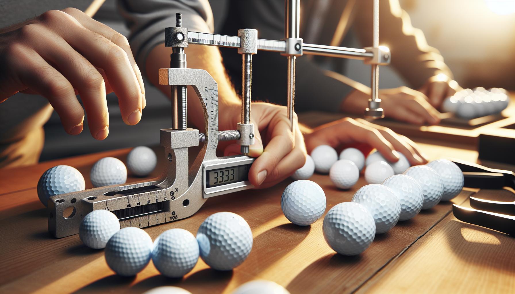 How Golf Ball Sizes Are Measured